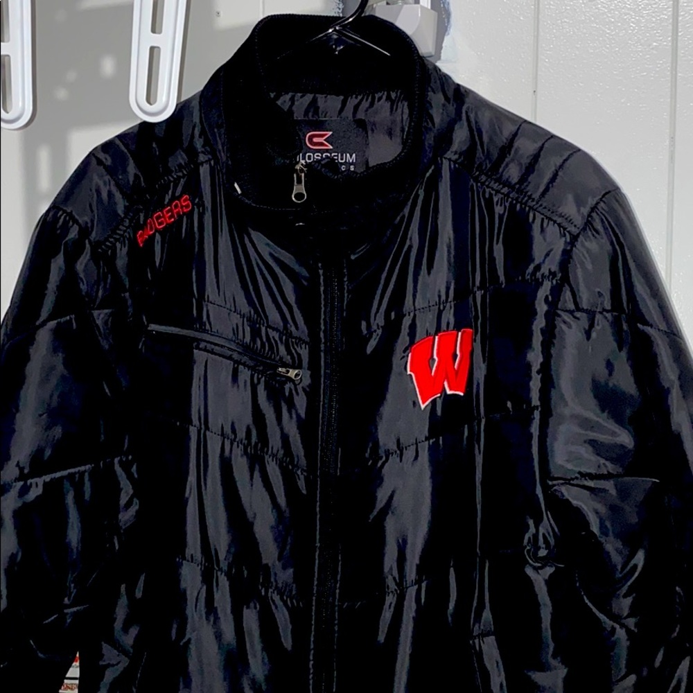 Wisconsin badgers bomber jacket